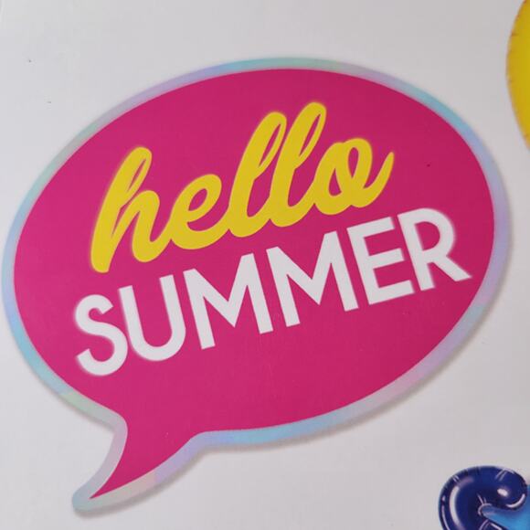 Summer Party Photo Props - Beach Ball, Flamingo, Ice Cream, 8-Piece Set - Picture 14 of 16